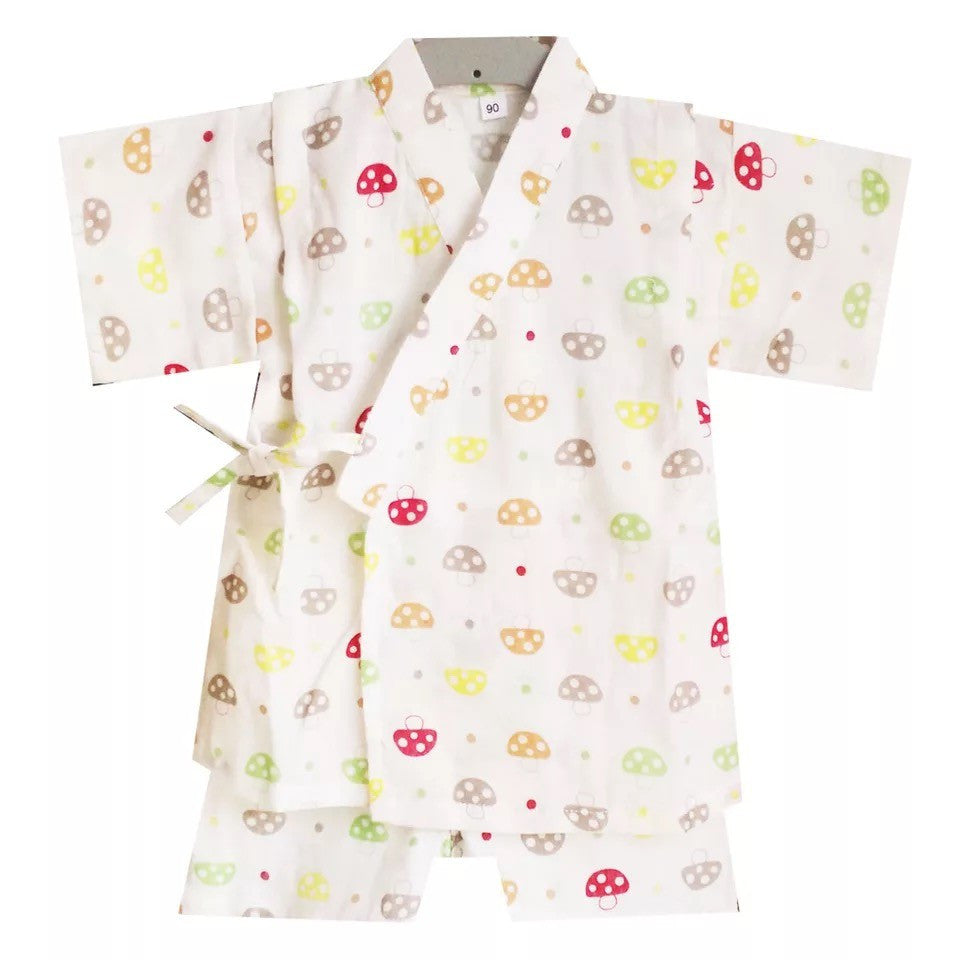 Okiddo Japanese Mushroom Kid Suit (White)