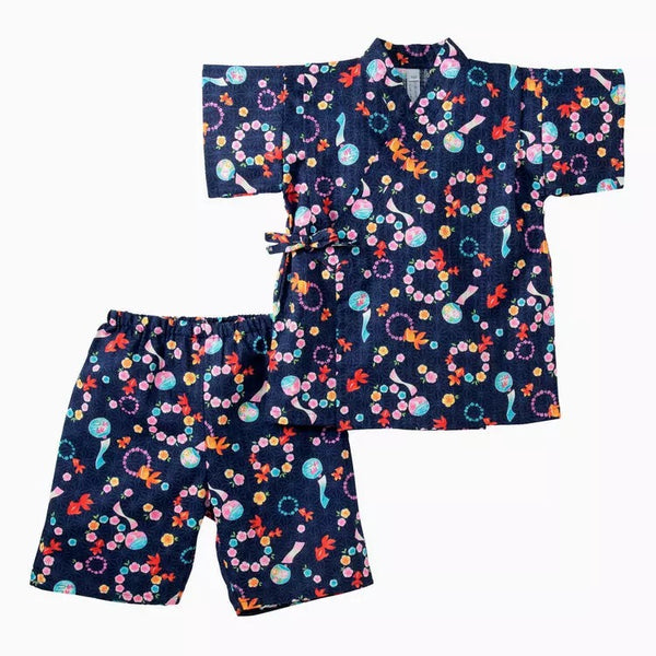 Okiddo Sakura and Goldfish Girl Suit (Dark Blue)