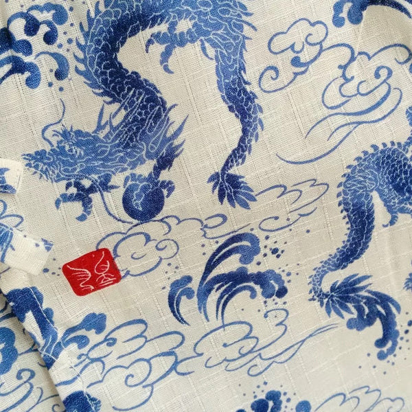 Okiddo Japanese Dragon Boy Suit (White)