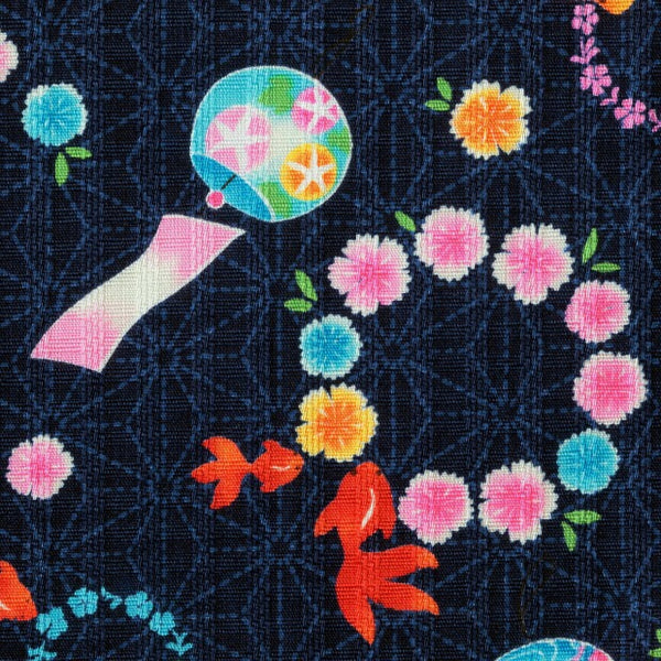 Okiddo Sakura and Goldfish Girl Suit (Dark Blue)