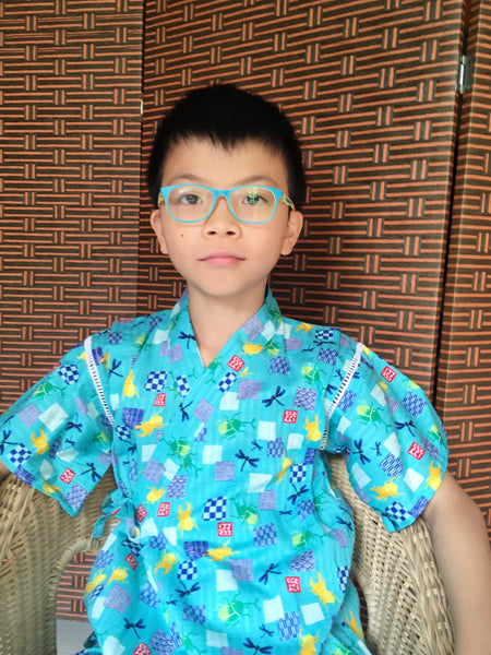 Okiddo Kabutomushi and Dragonfly Boy Suit (Blue)