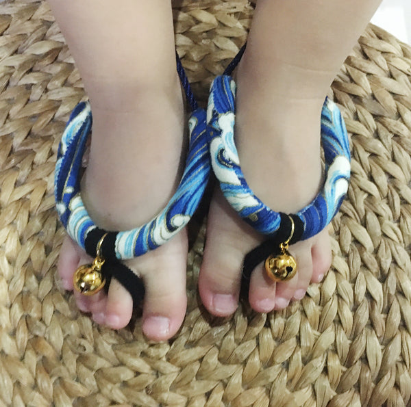 Okiddo Japanese Foot Accessory - Blue Wave