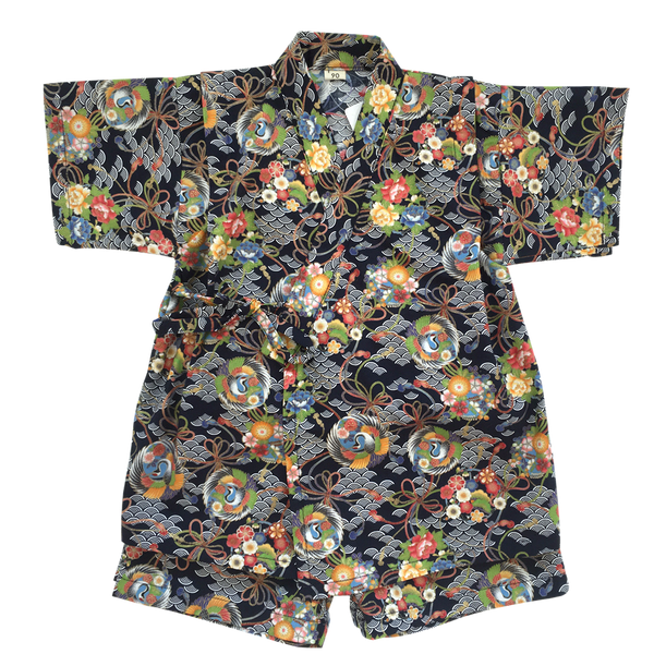 Okiddo Bronzing Round Crane Boy/Girl Suit (Blue)