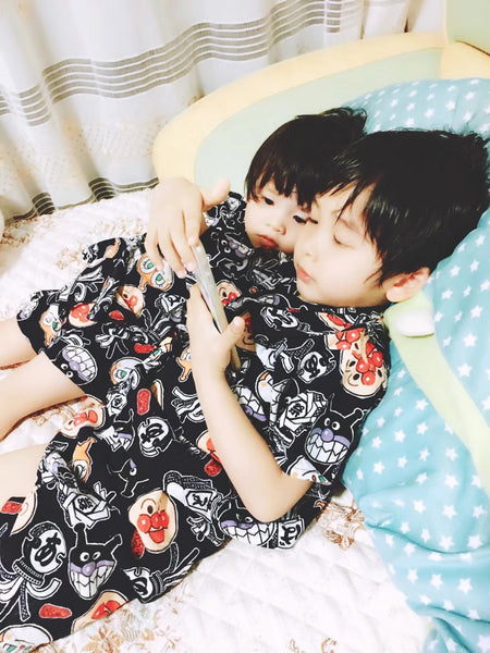 Okiddo Japanese Anpanman Boy Suit (Blue)