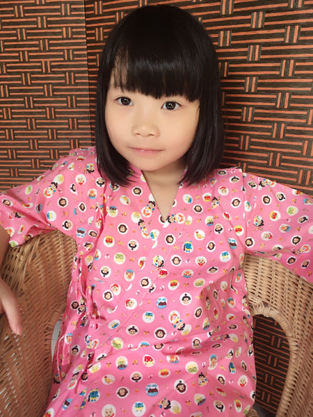 Okiddo Momotaro Girl Suit (Pink)