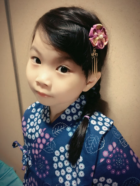 Okiddo Lacecap Hydrangea Girl Suit (Purple)