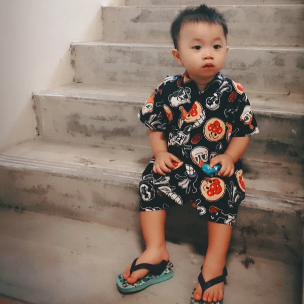 Okiddo Japanese Anpanman Boy Suit (Blue)