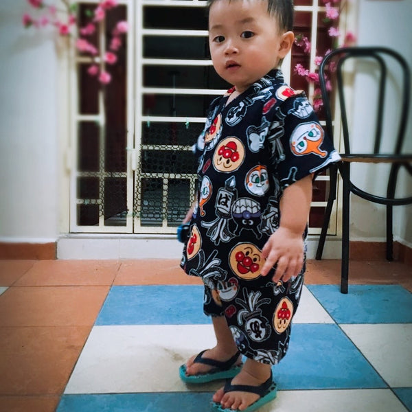 Okiddo Japanese Anpanman Boy Suit (Blue)